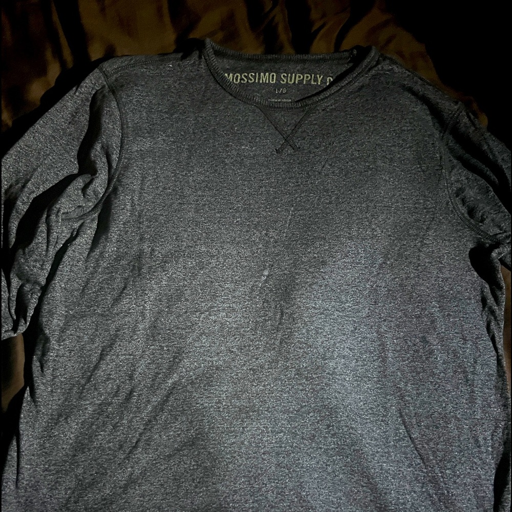Mens long sleeve shirt Grey